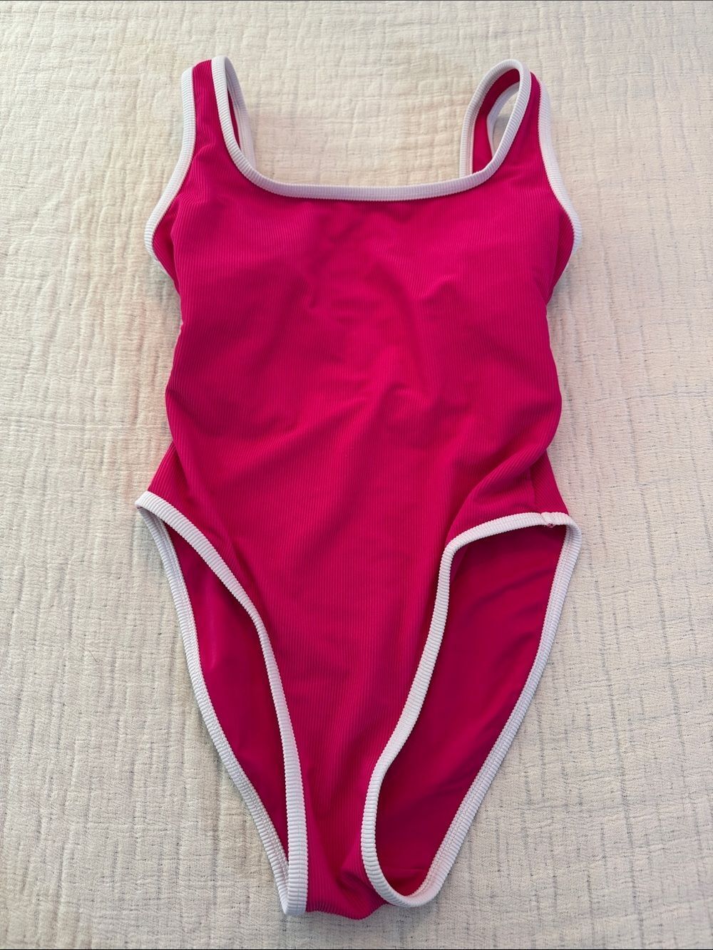 Lain Snow Pink One Piece Bathing Suit size medium